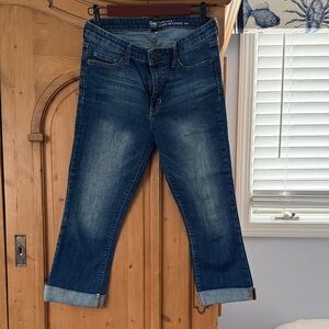 GAP Women's Dark Blue Ankle Jeans